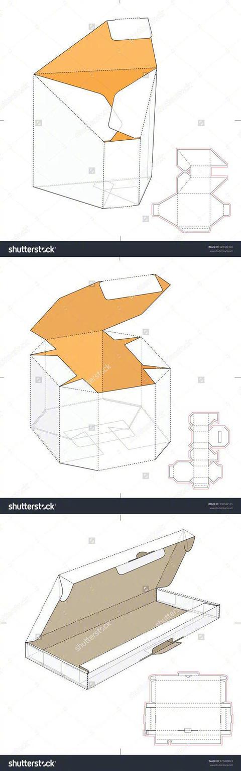 很全的盒型包装设计展开图，需要的可以收了～(图7)