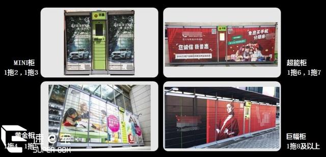 可无限拓展副柜数量的智能快递柜