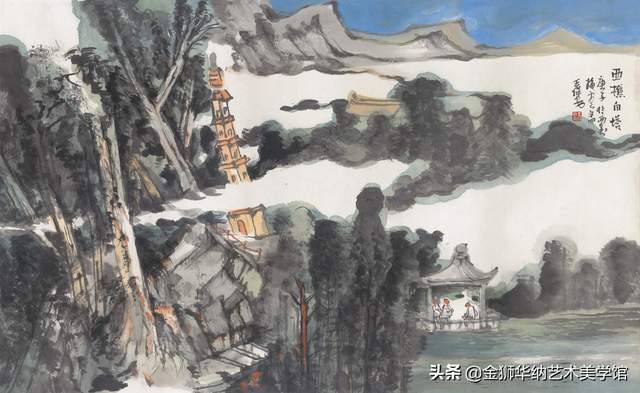 当代水墨名家王保安先生优秀作品（黄山等地写生）赏析系列《三》