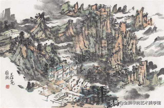 当代水墨名家王保安先生优秀作品（黄山等地写生）赏析系列《三》