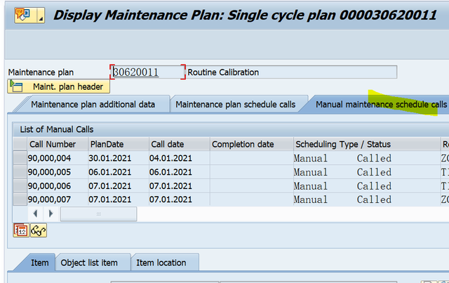 SAP PM 入門系列5 - IP03 顯示一個維護計劃