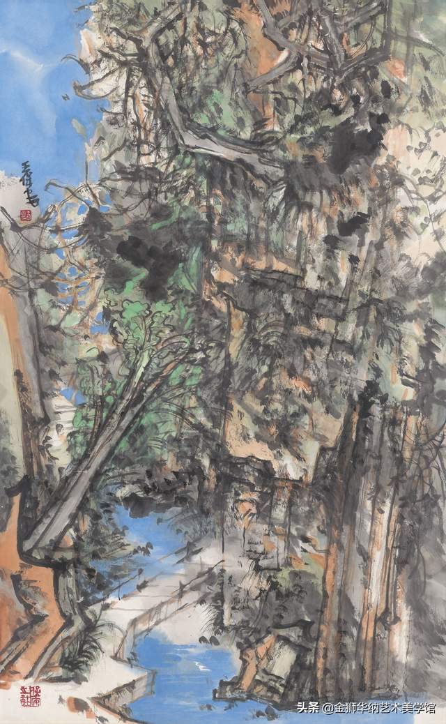 当代水墨名家王保安先生优秀作品（黄山等地写生）赏析系列《三》