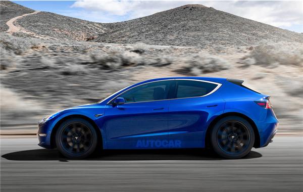 model2曝光最便宜特斯拉两厢溜背造型德国工厂生产