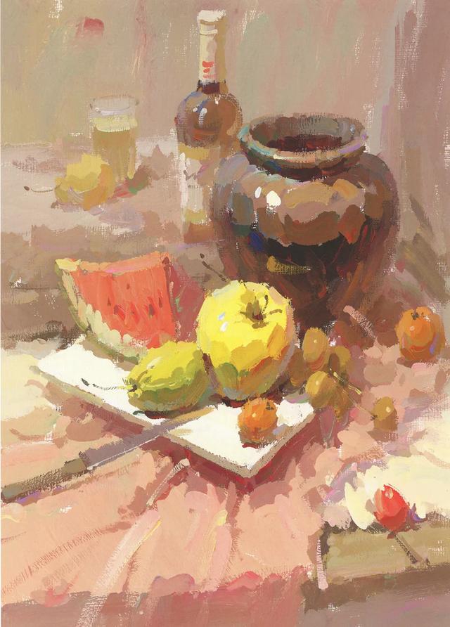 色彩教程完整稿练习步骤解析色彩临摹范稿大赏