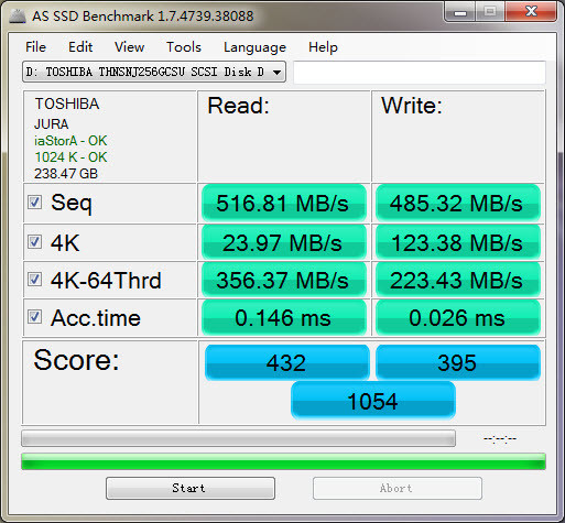 东芝SSD掉速，只需这样即可恢复原始性能