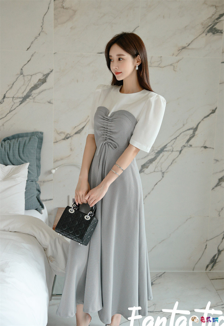 孙允珠丨田纳西俏皮青春高腰百褶长裙