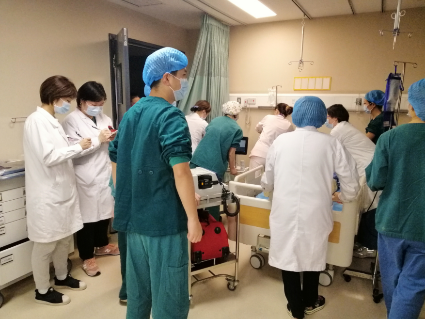 生死时速重庆北部妇产医院开展突袭式仿真急救演练提升实战能力