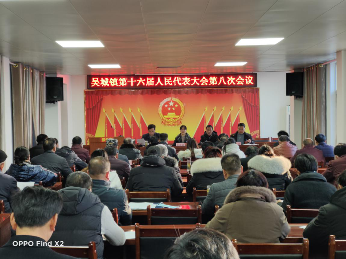 桐柏县吴城镇召开第十六届人民代表大会第八次会议