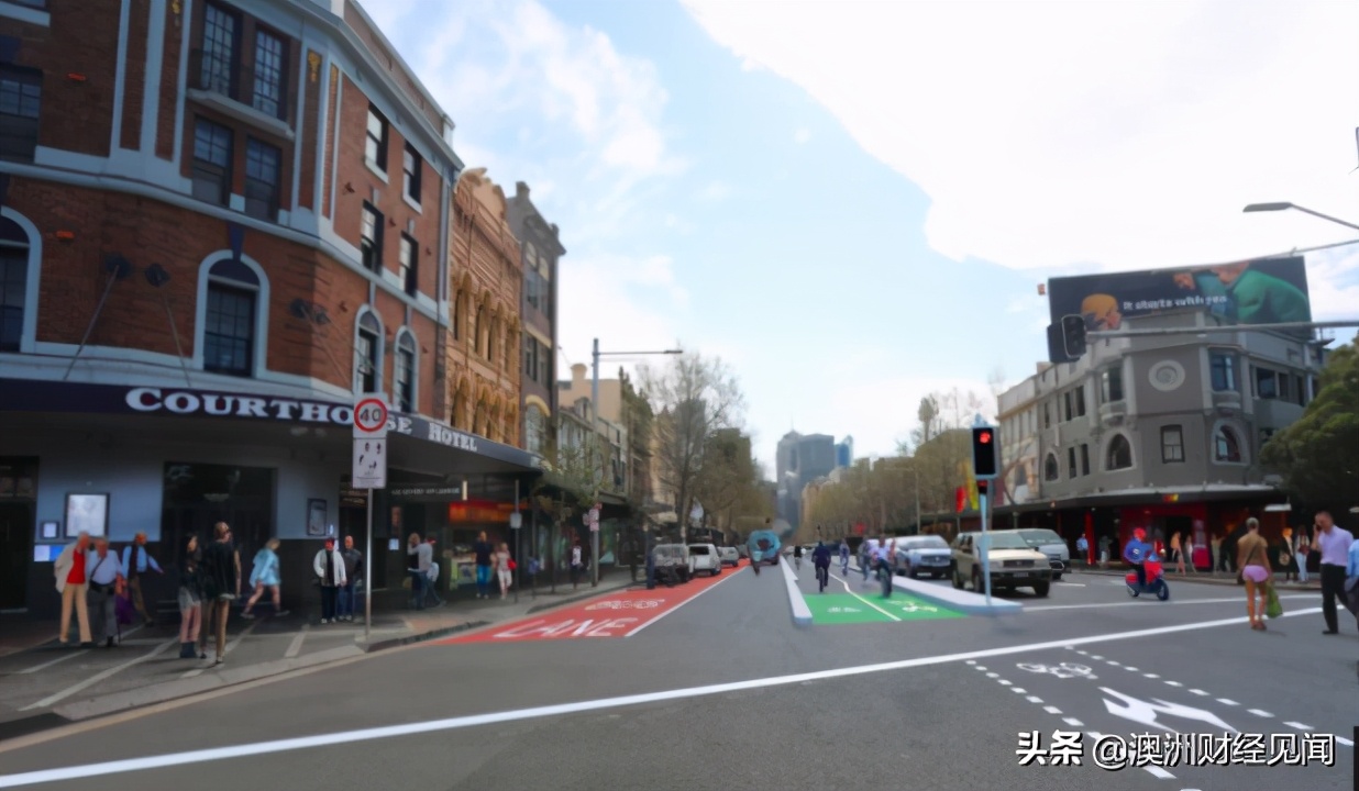悉尼Oxford Street将建新的骑行道! 一条机动车道将被取消