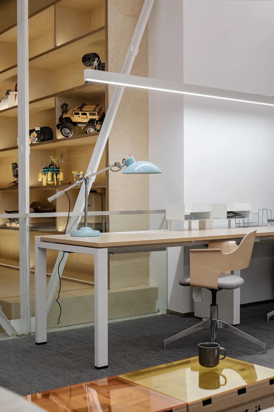 设计师们的工位满足了我对办公室的全部想象