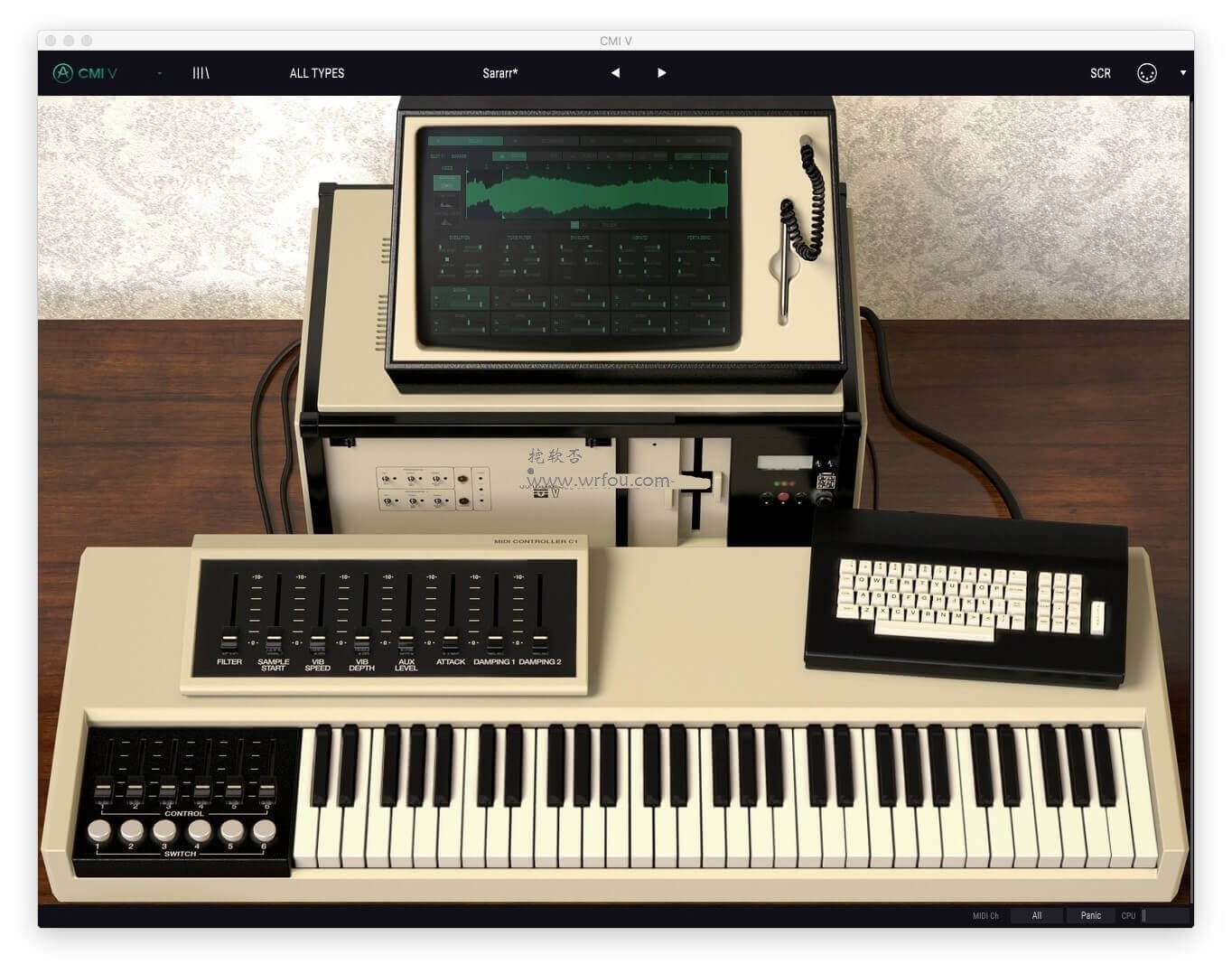 音乐采样器arturiacmivv1201391formac激活版下载