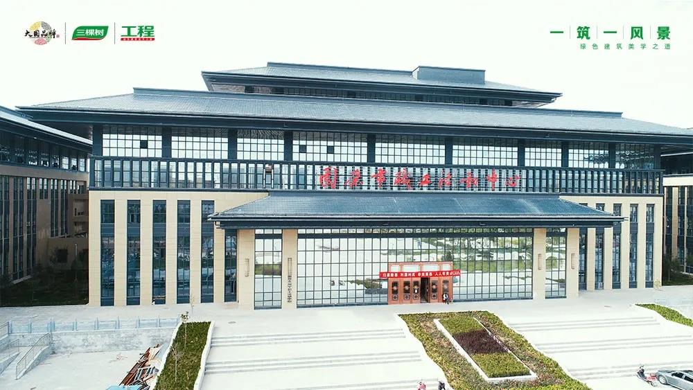 三棵树保温装饰一体板绿色节能筑造品质工程 固原市 三馆 涂饰商情