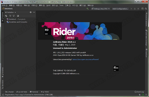 C#编程开发工具 JetBrains Rider v2020.3.2 汉化破解版下载