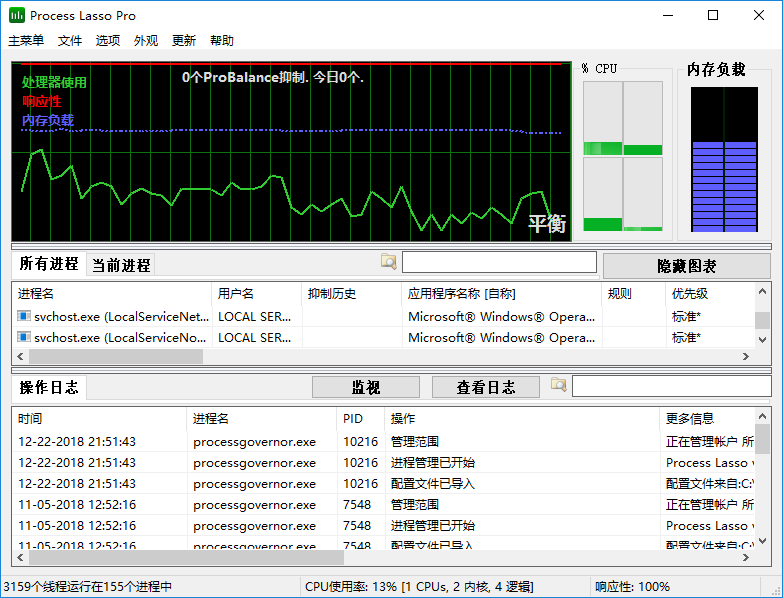 进程优化工具 Process Lasso Pro v11.1.1.26 离线安装包及破解授权补丁下载白嫖资源网免费分享