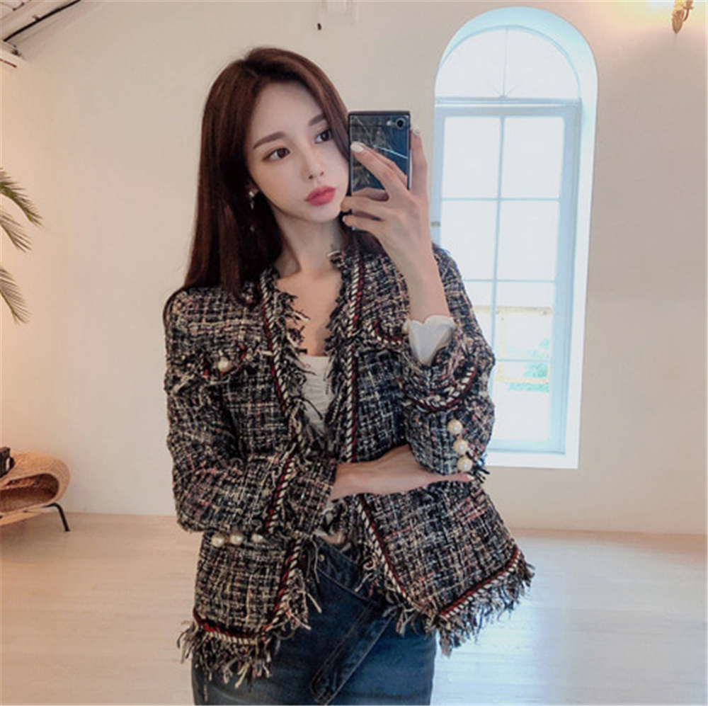 孙允珠丨芝麻螺纹水磨石典雅酷炫西装