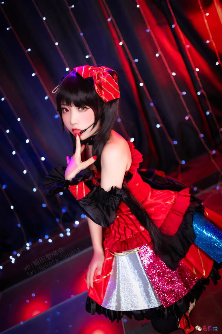 貓田聖奈奈丨约会大作战·时崎狂三打歌服