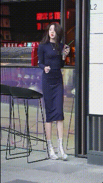 车展上的性感小姐姐gif太可爱了 - 第2页 美女动图 第7张