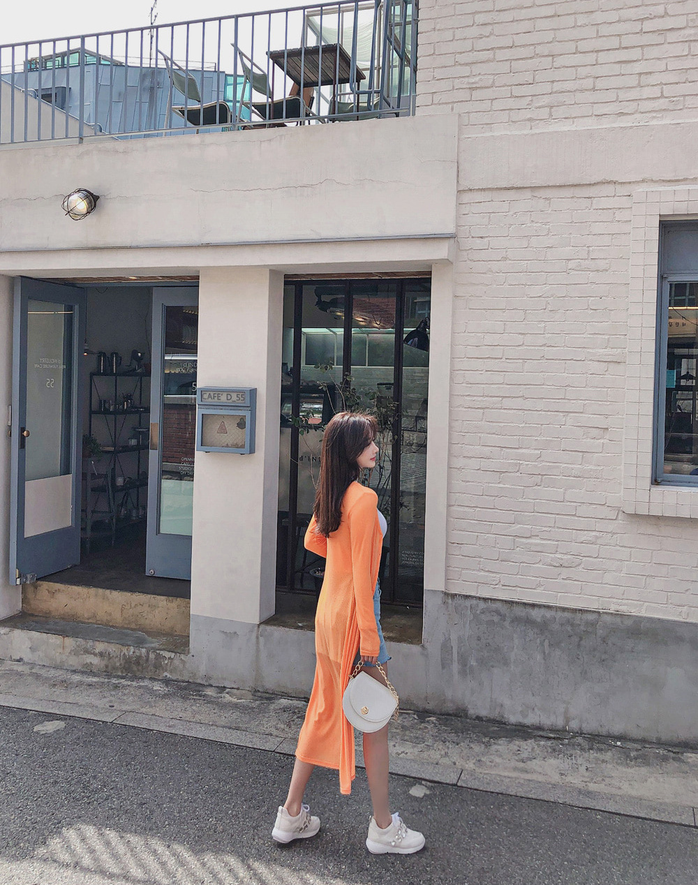 孙允珠丨炎夏冰凌甜橙薄荷双色小开衫