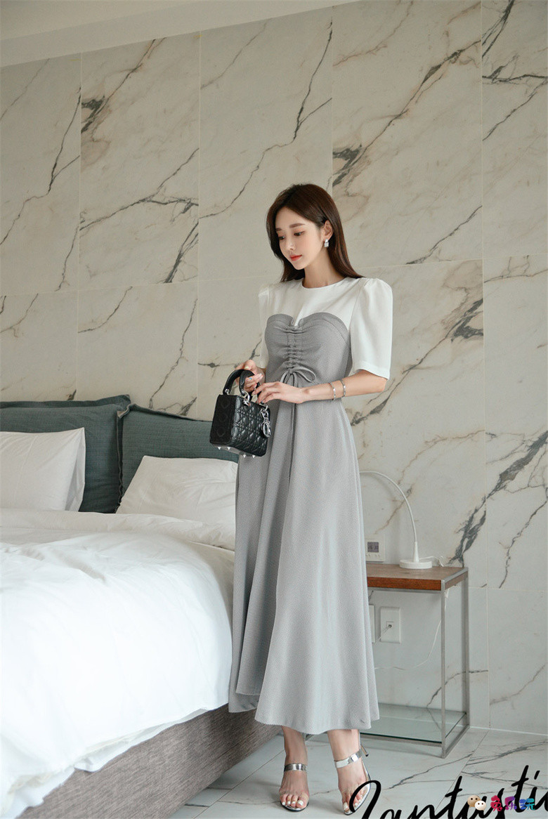 孙允珠丨田纳西俏皮青春高腰百褶长裙